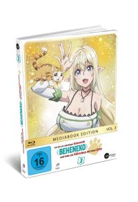 Beheneko: Ich bin ein mächtiger Behemoth und lebe als Kätzchen bei einer Elfe Mediabook Vol. 3 (Blu-ray)
