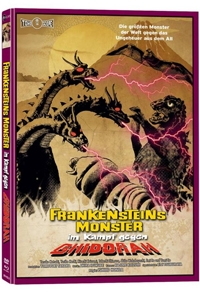 Frankensteins Monster im Kampf gegen Ghidorah Cover B