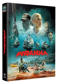 Piranha 3D Mediabook Wattiert